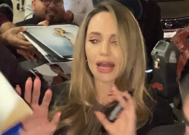 Angelina Jolie Overwhelmed as She’s Swarmed by Fans and Paparazzi