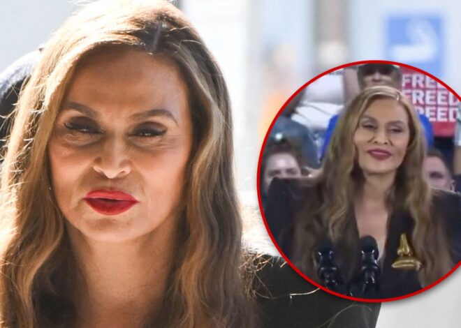 Tina Knowles Lands in NYC After Taking ‘Black Jobs’ Dig at Kamala Harris Rally