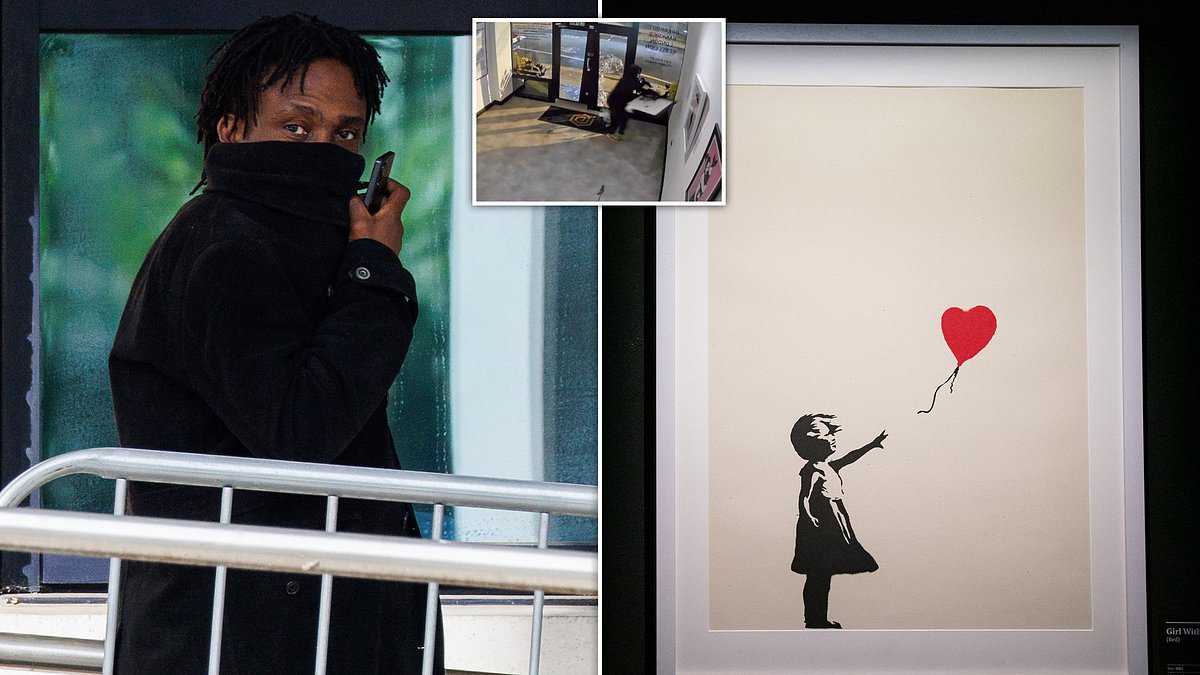 Man admits stealing Banksy’s Girl With Balloon from London gallery