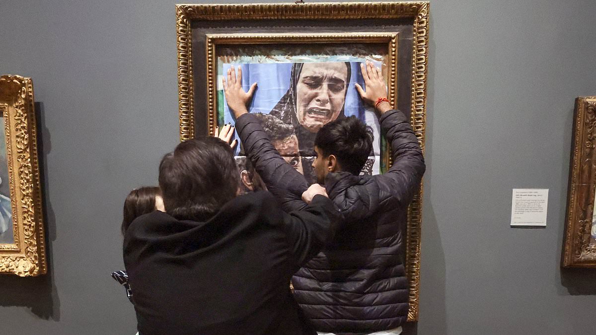 Picasso masterpiece ‘Motherhood’ targeted in pro-Palestine protest