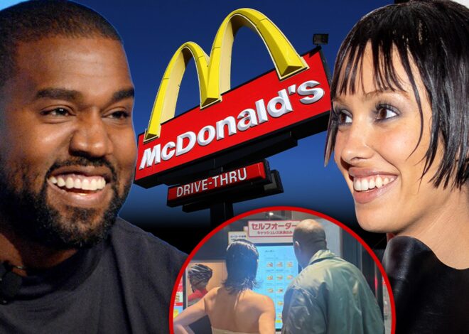 Kanye West, Bianca Censori Pictured on Food Run at McDonald’s in Tokyo