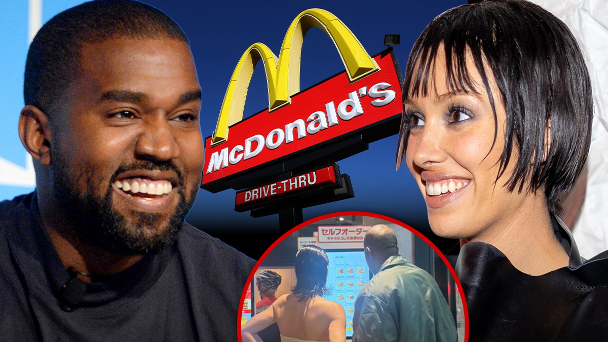 Kanye West, Bianca Censori Pictured on Food Run at McDonald’s in Tokyo