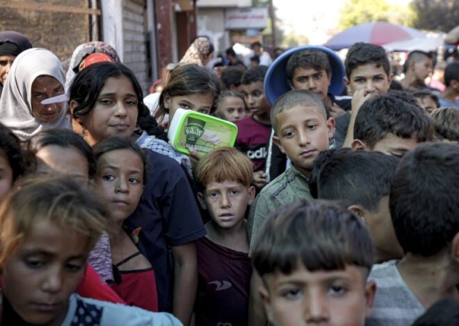 Hungry Palestinians in north Gaza search for food, sealed off from aid for a month by Israeli siege